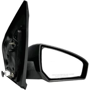 Dependable Direct Passenger Side Mirror for Nissan Sentra (2007 2008 2009 2010 2011 2012) Power Operation Unpainted Non-Heated Non-Folding Right Outside Rear View Replacement Door Mirror - NI1321167