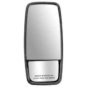 Outside View Door Mirror For ISUZU NPR NPR-HD NQR NRR GMC Chevrolet W3500 W4500 W5500 Truck 2008-2023 Black Passenger Side