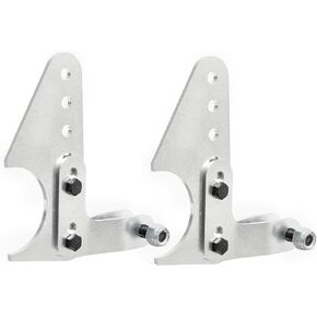 ECOTRIC Adjustable Rear Lower Coil Over Shock Mount Kit Universal Steel Lower Brackets for Coil Overs Shock Brackets