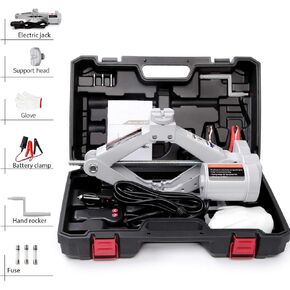 STANDTALL Electric Car Jack Car Floor Jack 2 Ton All-in-one Automatic 12v Scissor Lift Jack Car Repair Tool for Sedans