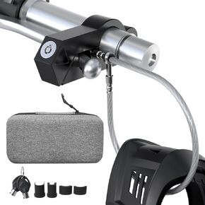 Motorcycle Lock Helmet Lock & Brake Lock Combo Anti Theft Motorcycle Handlebar Lock for Motorcycle Moped Motorbike Scooters ATV Dirt Bike Street Bike