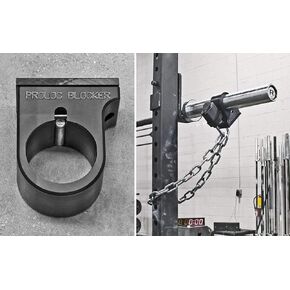Blocker Collar - Lock Your bar and Weight Plates - Fits Most Bars and All Olympic Bars - Made in USA