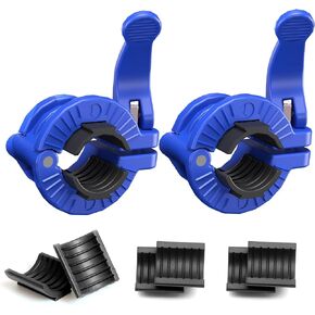 MAXRICH Barbell Clamp 1 inch Multiple Sizes & Adjustable Weight Clips for Barbell Quick Release Barbell Clips|Barbell Collar Bar Locks for Weight Lifting