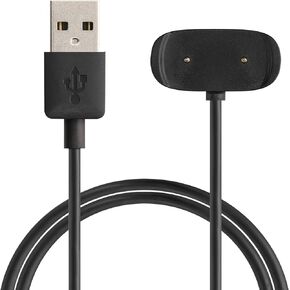 kwmobile USB Cable Charger Compatible with Huami Amazfit GTR Mini Cable - Charging Chord for Smart Watch - Black