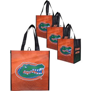 FOCO NCAA Team Logo Reusable Grocery Shopping Bags Totes