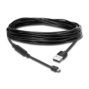 50-Foot(15M) Power Extension Cable, Compatible with Wyze Cam/Wyze Cam Pan, Yi Camera, NestCam Indoor, Blink XT Camera, Netvue Cam, USB to Micro USB Charging Cable for Home Security Cameras