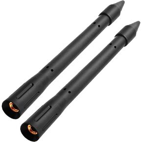 BASIKER 2-Pack Antenna Mast for Harley Davidson Tour Street Road Glide 1989-2024 (5-1/2 Inch Rocket Type)