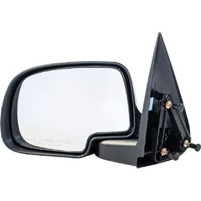 Dependable Direct Driver Side Non-Heated Manual Operated Mirror for Cadillac Escalade Chevy Silverado Suburban HD Tahoe GMC Sierra Yukon XL 1500 2500 3500 1999-2007 - Parts Link #: GM1320230 in Kuwait