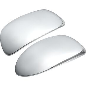 ACROPIX Car Exterior Mirror Cover Cap Overlay Fit for Chevrolet Silverado Suburban for GMC Sierra Yukon - Pack of 2 Chrome Plated