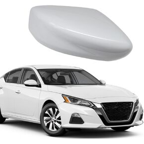 959-190 963013TH0A Right Passenger Side Mirror Cap Cover Compatible with Nissan 2013-2017 Altima 2.5L 3.5L Sedan White 2013 2014 2015 2016 2017