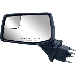 Driver Left Side Door Mirror Textured Back Cover Power Heated Glass Manual Folding without Clearance Light For Chevrolet Silverado and GMC Sierra 1500 from 2019 to 2023