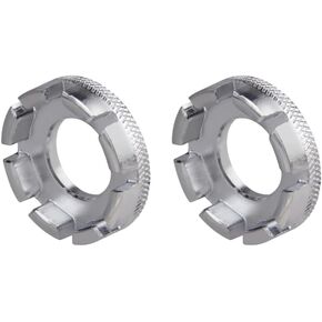 2 Pack Spoke Wrench, Hard Steel 8 Way Bike Rim Truing Tool for Adjust Bicycle Wheel Tension