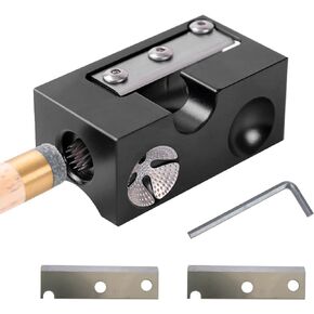 JOJOCY 8 in 1 Aluminum Pool Cue Tip Repair Tool Billiard Cue Stick Tip Tool Accessories for Replacement and Shaping Cue Tips