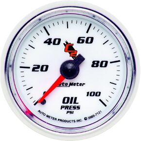 Auto Meter 7121 C2 Mechanical Oil Pressure Gauge