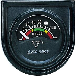 AUTO METER 2354 Autogage Electric Oil Pressure Gauge Regular, 1.500 in.