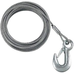 Fulton (WC325 0100) 3/16" x 25' Winch Cable with Hook