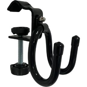Pmsanzay Desk Store Clamp-On Skateboard Holder/Skateboard Hook/Mini Cruiser Hanger | Provides a Convenient Place to Hang Skateboard or Longboard to Reduce Clutter - 20 lb. Capacity - No Board