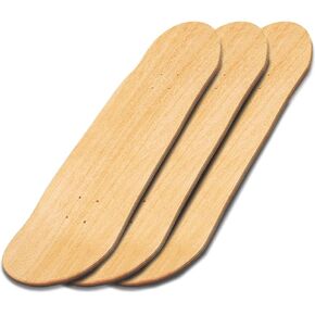 ROKENPOY 3 PCS Blank Skateboard Decks, 8 x 31 inch 7-Layer Maple Double-Tail Skateboard, Ideal for Painting, and Wall Decoration