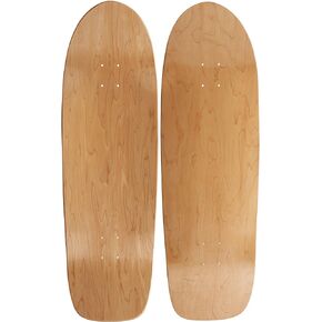 Moose Old School Skateboard Deck (10" x 33", Natural)