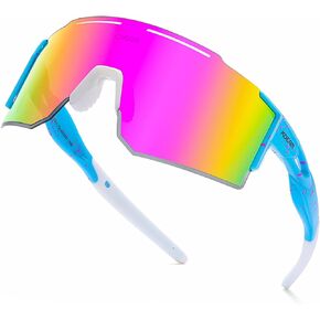 IKTOD Youth Men and Women Sports Sunglasses, Kids Baseball Sunglasses Cycling UV400 Anti-Ultraviolet Outdoor for Boys Girls