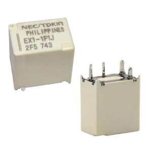 Relay EX1-1F1J (Set of 2), EX1-1F1J 2F5 743 DIP-5, 30A 12VDC 5Pins Relay - Reliable Solution for TIPM Fuel Pump Relay, Replace EX1-2U1S, EX1-2U1, EX1-2U1L
