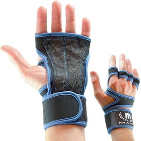 Mava Sports Weight Lifting Gloves with Wrist Support, Work Out Gloves, Gym Gloves - Great for Cross Training, Pull Ups, Calisthenics and Gym, Workout Gloves for Men & Women in Kuwait