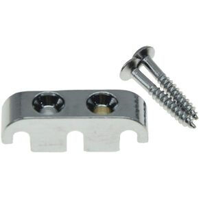 KAISH Bass Guitar String Tree Bass String Retainer with Mouting Screws Black