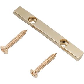 Musiclily Pro 43mm Brass Bass String Retainer Bar for 4-String Electric Bass, Black