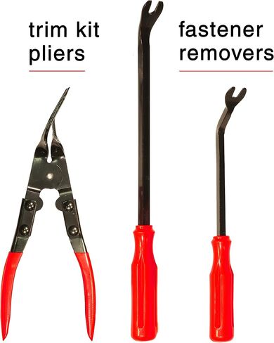 VViViD Auto Trim Panel Removal Tool Kit with Trim Clip Plier Set Car Door Dashboard Wire Terminal and Stereo Removal Instruments 19Pcs Pry Tools in Carry Bag in Saudi Arabia