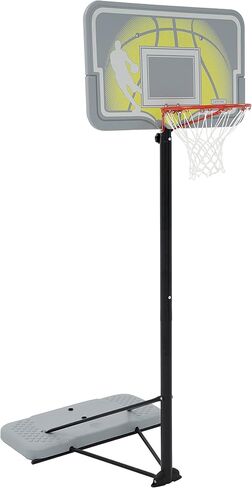 Lifetime 90992 Full-Size Height Adjustable Portable Basketball Hoop, 7.5 to 10 Foot Telescoping Adjustment, 44-Inch Impact Backboard in Saudi Arabia