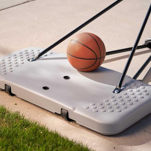 Lifetime 90992 Full-Size Height Adjustable Portable Basketball Hoop, 7.5 to 10 Foot Telescoping Adjustment, 44-Inch Impact Backboard in Saudi Arabia