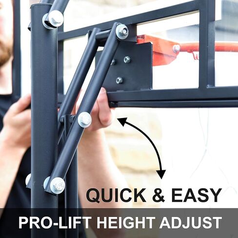 نظام QUICKPLAY Baller Mini Hoop | نظام طوق كرة السلة المحمول مع عمود ارتفاع قابل للتعديل in Kuwait