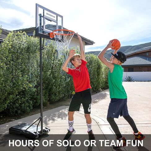 نظام QUICKPLAY Baller Mini Hoop | نظام طوق كرة السلة المحمول مع عمود ارتفاع قابل للتعديل in Kuwait