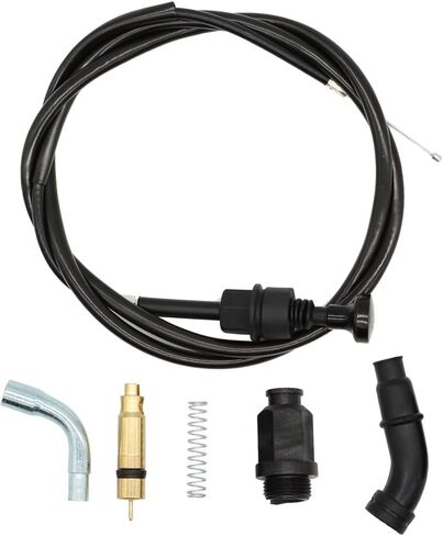Nakkaa مجموعة صمامات صمام الاختناق متوافقة مع FourTrax 300 TRX300 TRX300FW 1988-2000 متوافقة مع Rancher 350 1987-2000 17950-HN0-A12 in Kuwait