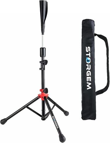 Storgem Batting Baseball tee Softball, Easy to Adjustable Height,Portable Tripod Stand Base Tee for Hitting Training Practice,with Carrying Bag in Saudi Arabia