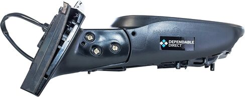 Dependable Direct Right Passenger Side Black Heated Manual Folding Power Operated Door Mirror for Toyota Corolla (2009 2010 2011 2012 2013) - Part Link #: TO1321247 in Saudi Arabia