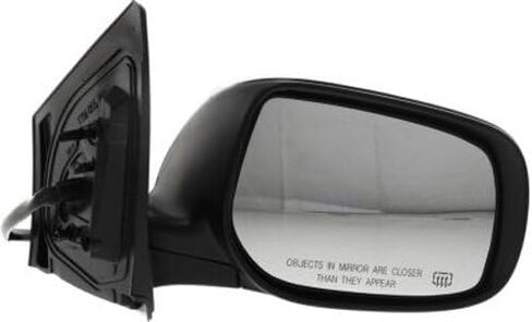 Dependable Direct Right Passenger Side Black Heated Manual Folding Power Operated Door Mirror for Toyota Corolla (2009 2010 2011 2012 2013) - Part Link #: TO1321247 in Saudi Arabia