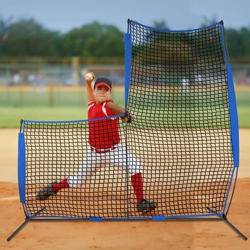 KAIDIDA Baseball Protector Screen 7X7 FT Mini Portable Baseball Net for Indoor Outdoor, Premium Shape Softball Protective Screen Pitching Net for More Use Scenes in Kuwait