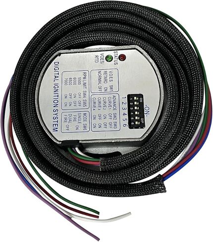 وحدة إشعال قابلة للبرمجة للدراجات النارية Eterpace 53-644، متوافقة مع Dyna 2000i/Harley Davidson، وحدة إشعال إلكترونية واحدة للحريق in Kuwait