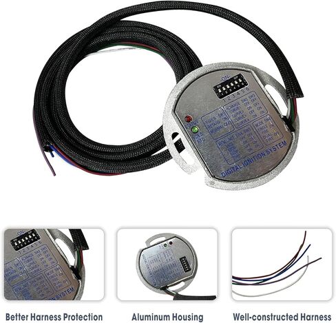 وحدة إشعال قابلة للبرمجة للدراجات النارية Eterpace 53-644، متوافقة مع Dyna 2000i/Harley Davidson، وحدة إشعال إلكترونية واحدة للحريق in Kuwait