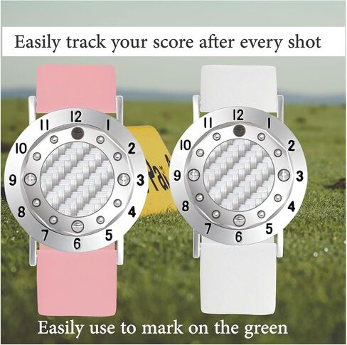 Golf Ball Marker with Carbon Fiber Ball Marker Bracelet, Golf Accessories, Golf Gifts, Golf Counter for Men Women in Saudi Arabia