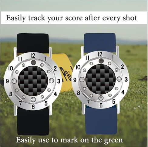 Golf Ball Marker with Carbon Fiber Ball Marker Bracelet, Golf Accessories, Golf Gifts, Golf Counter for Men Women in Saudi Arabia