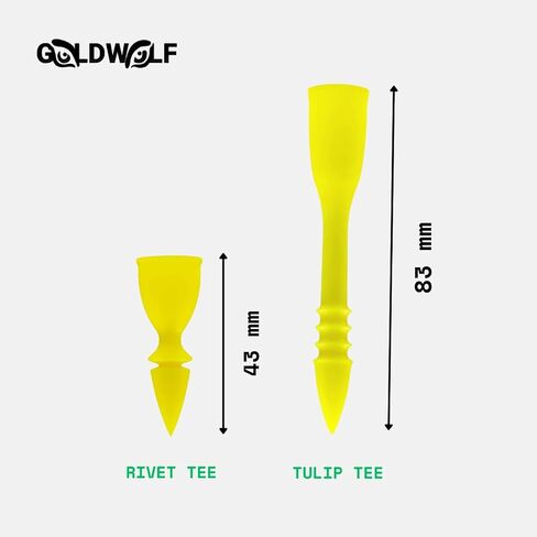 Designer Golf Tees: Grip The Ground, Do Not Fly, Unbreakable, Outlasting, Non-littering, Non-Time-Wasting in Saudi Arabia
