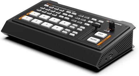 خلاط محول فيديو AVMATRIX Shark S4، مايكرو 4 قنوات HDMI/SDI مدخلات صناديق اختيار الفيديو لالتقاط الفيديو، تسجيل PGM، خلاط الصوت in Kuwait