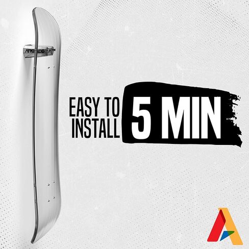 حامل حامل مثبت على الحائط على لوح التزلج من ARCADE مكون من قطعتين للعرض الأفقي أو الرأسي in Kuwait