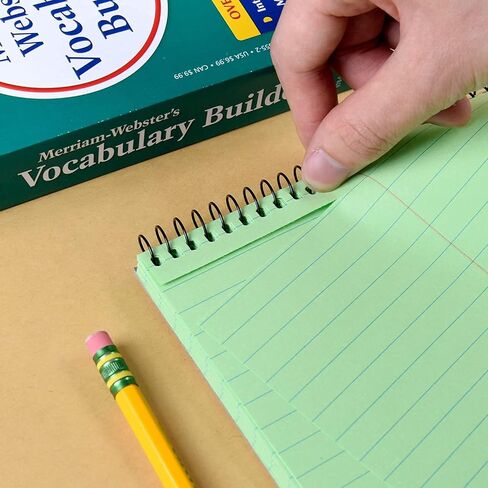 دفتر KAISA Steno Pad، ورق جريج مُعاد تدويره مقاس 6 × 9 بوصة، دفتر ملاحظات ورقي أخضر، 80 ورقة، 6 قطع مفكرة، KSU-06436 in Kuwait