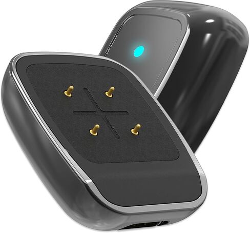 [2-Pack] Charging Adapter Charger Compatible with Fitbit Sense & Versa 3 4, USB Type C Fast Charge Adapter Cable Cradle Dock for Sense & Versa Smartwatch, Portable w/LED Indicator in Kuwait