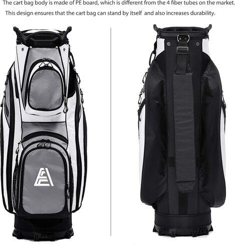 حقيبة عربة الجولف الفاخرة من ASK ECHO مع فواصل بطول 14 طريقة بالإضافة إلى أنبوب المضرب in Kuwait