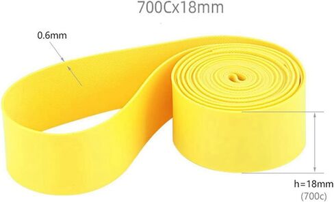 2 PCS Bike Tire Liners 700C for Road Bike Rim Tape Inner Tube Protection Liner Anti-Puncture Rim Strip in Kuwait