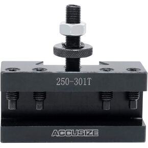 Accusize Industrial Tools Bxa Turning and Facing Holder, for 3/4'' Turning Tools, Quick Change Tool Holder, Style 1, 0250-0201xl